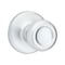 Kwikset Kwikset Mobile Home Satin Chrome Passage Door Knob Right or Left Handed 92001-520 - alternate 1